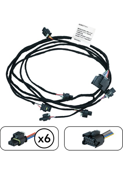 Mercedes Cla Coupe C117 Arka Tampon Park Sensör Tesisatı A1175402601