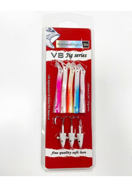 Naniwaosakashi V8 Jig Series Mix 100MM 10GR