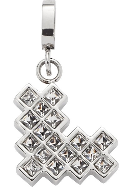 Swarovski® Kristalli Kalp Manyetik Kolye Ucu