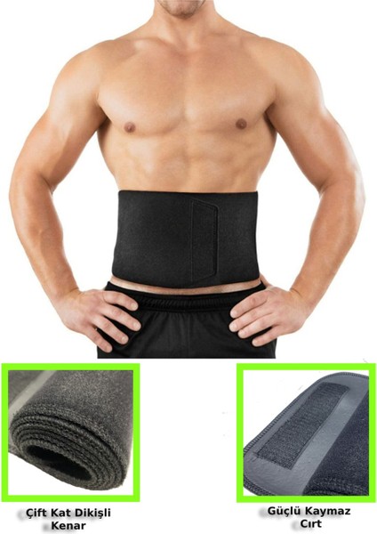 Termal Bel Korse Sauna Terleme Kemeri Bel ve Göbek Bölgesinde Etkili indirimleri