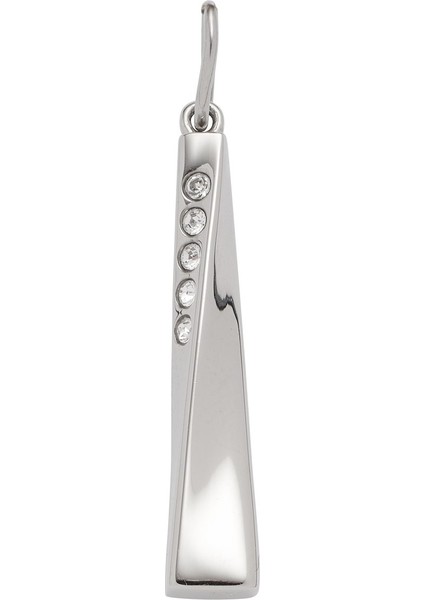 Swarovski® Kristal Sıralı Klasik Manyetik Kolye Ucu