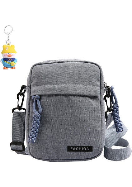 Hafif Küçük Çanta Kadın Moda Tuval Omuz Çantası Mini Crossbody Telefon Çantası (Yurt Dışından)