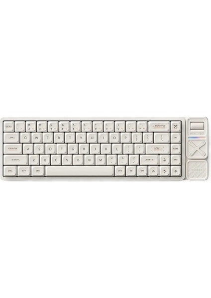 Iqunıx MAGI65 Pro Ochre White Rgb Kablosuz Hotswap Mekanik Gaming Klavye