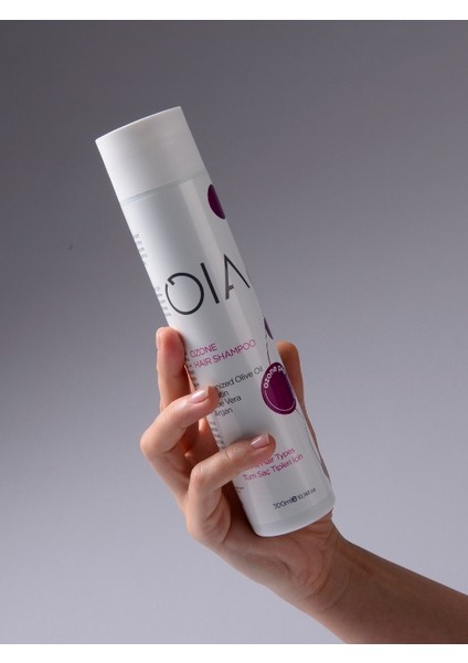Ozonla Güçlendirilmiş Saç Bakım Şampuanı - Ozone Hair Shampoo 300 ml | SLS Tuz ve Paraben İçermez