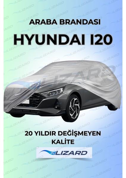 Hyundai I20 Uyumlu Lüks Araba Brandası Miflonlu Branda Oto Çadır Örtü