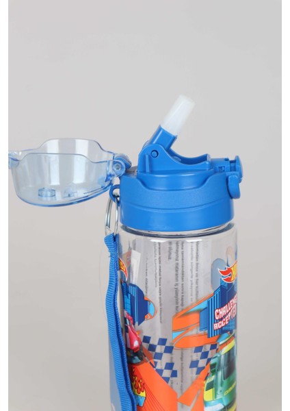 Yeni Sezon Lisanslı Hot Wheels Beslenme Çantası, 2 Katlı Beslenme Kabı ve 500 ml Matara Seti