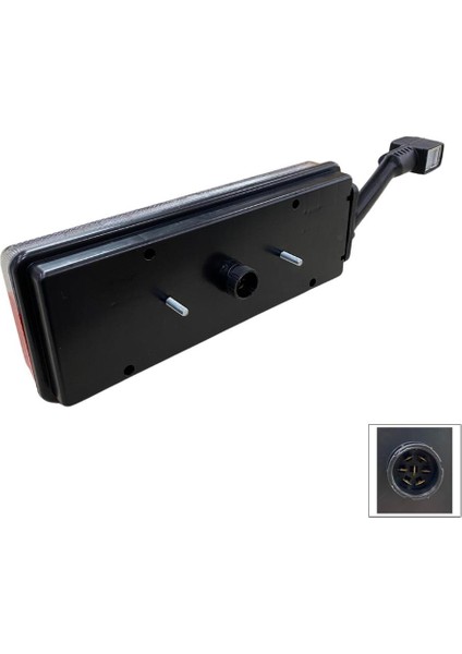 12V-24V STOP LAMBASI (ORTA ŞERİT LED+LED BOYNUZLU) (SOKETLİ) EUROPOINT III DORSE SOL fiyatları
