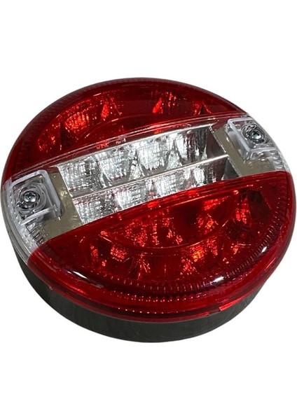 12V STOP LAMBASI YUVARLAK (LEDLİ) (3 FONKSİYONLU) (KIRMIZI-BEYAZ) (140*60 MM) fiyatları