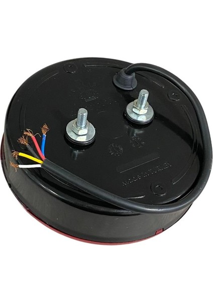 12V STOP LAMBASI YUVARLAK (LEDLİ) (3 FONKSİYONLU) (KIRMIZI-BEYAZ) (140*60 MM) modelleri