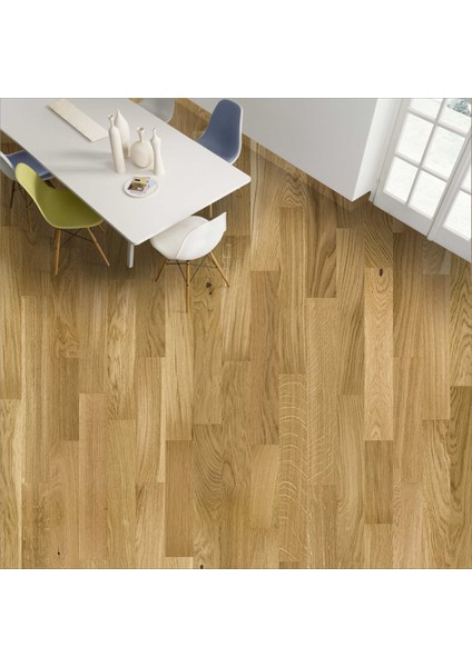 Yer Kaplama Folyosu Kendinden Yapışkanlı Laminasyonlu Ahşap Parke Desen 60 cm x 100 cm