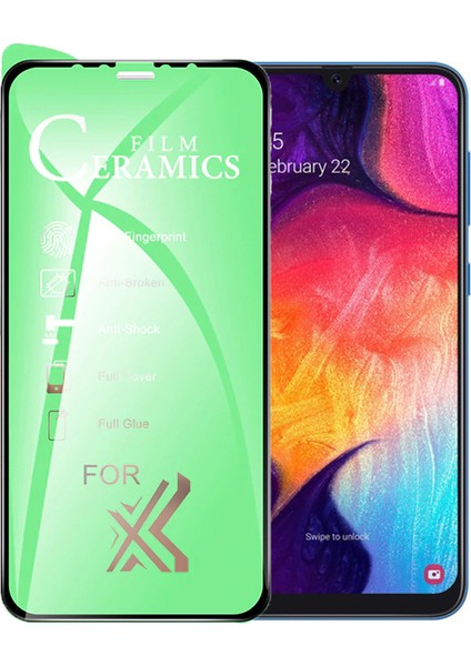 Samsung A50S Ekran Koruyucu 9d Seramik Nano Tam Kaplayan Kavisli