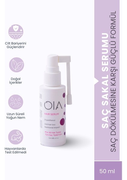 Ozonlu Saç Dökülmesine Karşı Profesyonel Saç Serumu 50 ml | Profesyonel Bakım | Unisex