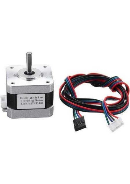 17HS3401 NEMA17 Step Motor + Hediye Kablo