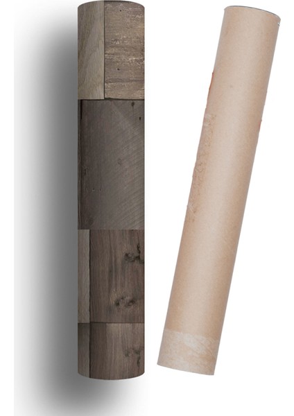 Yer Kaplama Folyosu Kendinden Yapışkanlı Laminasyonlu Ahşap Parke Desen 60 cm x 100 cm modelleri