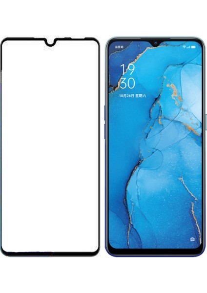 Oppo Reno 3 Ekran Koruyucu 9d Tam Kaplayan Kavisli