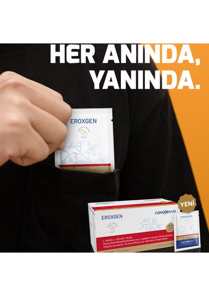 Eroxgen Erkek Takviyesi (30 Saşe)