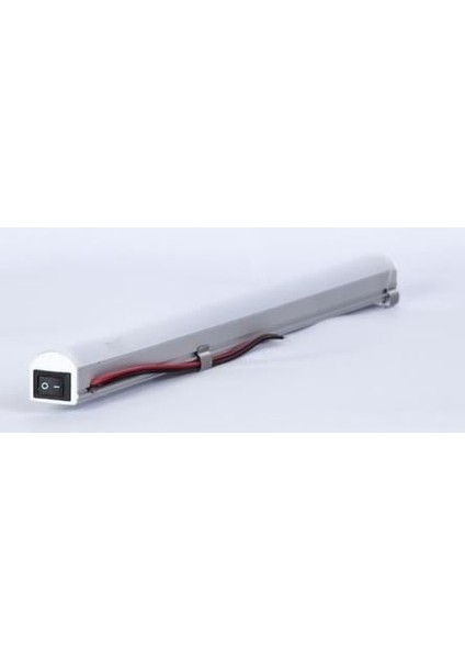 12V Floresan Tavan Lambası Ledli Beyaz Anahtarlı (Buzlu Cam) (47 Cm)