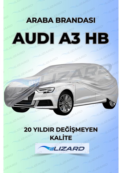 Audi A3 Hatchback Hb Uyumlu Lüks Araba Brandası Miflonlu Branda Oto Çadır Örtü