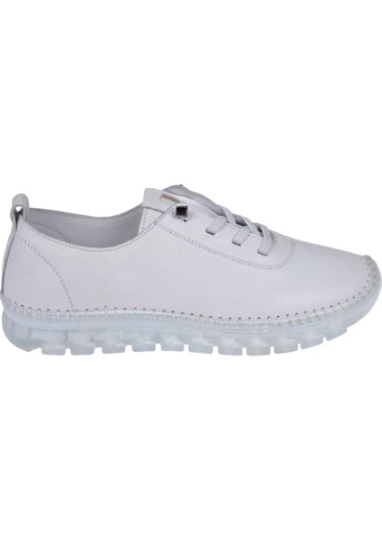 Hakiki Deri Comfort Kadın Ayakkabı VOY-9050 Beyaz fiyatları