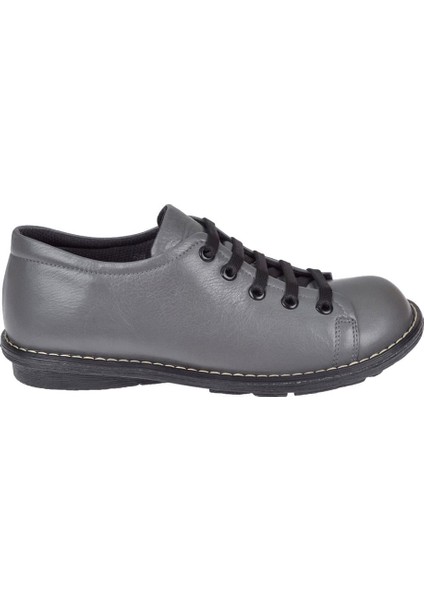 Hakiki Deri Kadın Casual Ayakkabı 34210 Gri fiyatları