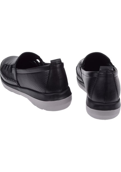 Hakiki Deri Comfort Kadın Ayakkabı VOY-110 Siyah indirimleri
