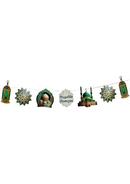 Dekoratif Ramazan Duvar Süsü Yeşil