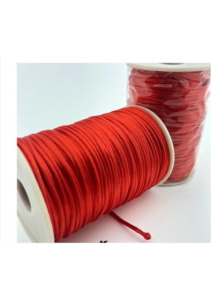 Kırmızı İnce Filoş İp 2 Mm 1 Top