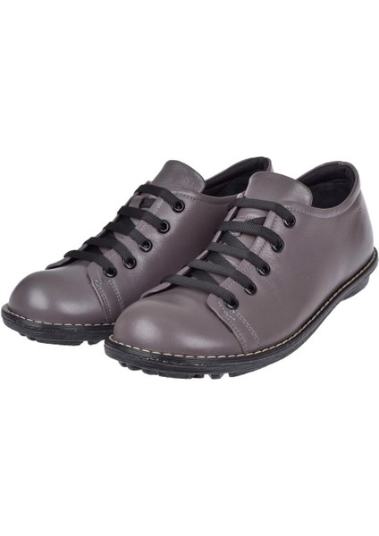 Hakiki Deri Kadın Casual Ayakkabı 34210 Füme fırsatları