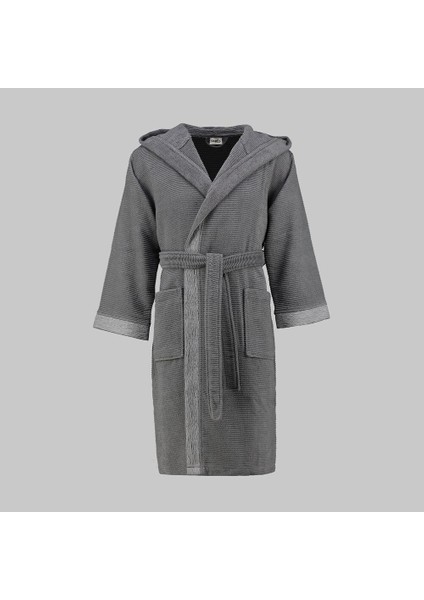 Street Antrasit Pamuk Medium Beden Bornoz