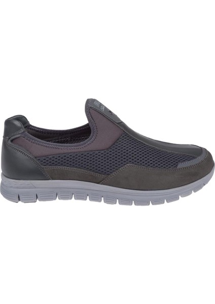 Hafif Taban Erkek Spor Ayakkabı Sneaker FOR-44104 Füme