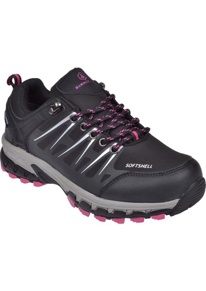 Su Geçirmez Outdoor Kadın Spor Ayakkabı HJ-19905-Z Siyah Pembe