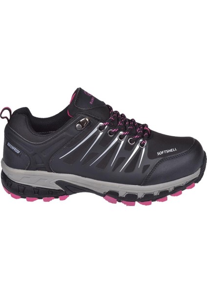 Su Geçirmez Outdoor Kadın Spor Ayakkabı HJ-19905-Z Siyah Pembe