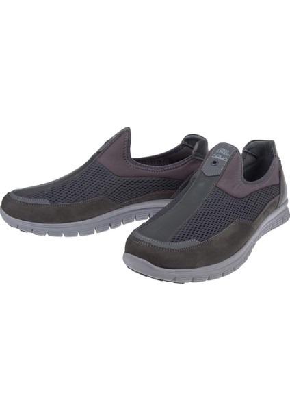 Hafif Taban Erkek Spor Ayakkabı Sneaker FOR-44104 Füme