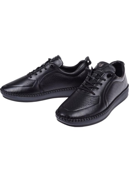 Hakiki Deri Kadın Spor Ayakkabı VOY-094 SİYAH fırsatları
