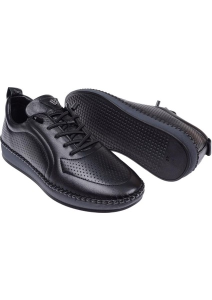 Hakiki Deri Kadın Spor Ayakkabı VOY-094 SİYAH indirimleri