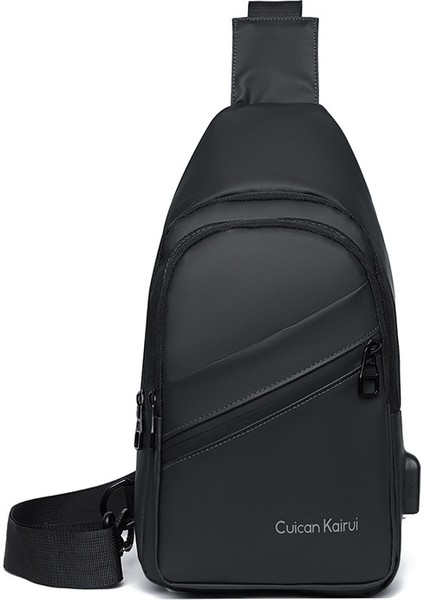 Lıcorıce 2025 Yeni Basit Çok Yönlü Omuz Çantası Çok Fonksiyonlu Crossbody Çanta (Yurt Dışından)