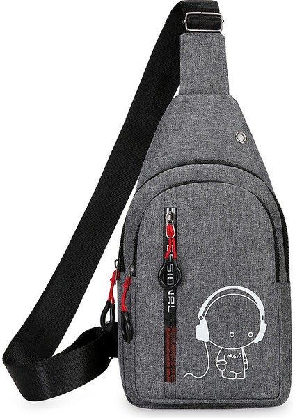 Aydınlık Çocuklar Erkek Göğüs Çantası 2025 Yeni Moda Crossbody Çanta (Yurt Dışından)