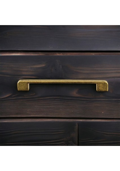 Metal Kulp 224 mm -22.4 cm Mobilya Çekmece Mutfak Dolabı Dolap Kulpları Antik Sarı indirimleri