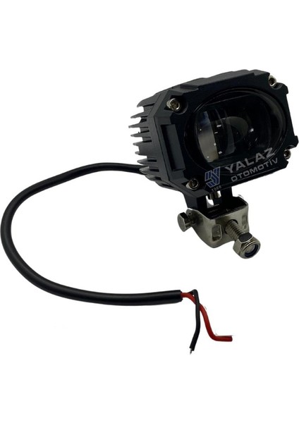 10V-110V LEDLİ SPOT LAMBA MERCEKLİ (3 X 9W) (KIRMIZI ÇİZGİ) (69*55) FORKLİFT E9 GERMANY