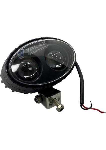 10V-110V CREE LED SPOT LAMBA (MAVİ NOKTA) MERCEKLİ (2 X 3W) FORKLİFT E9 GERMANY