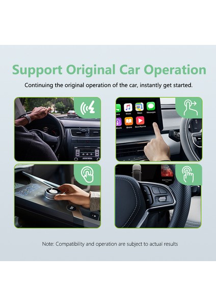 Kablosuz Carplay & Android Auto Multimedya Adaptörü Youtube Netflix Hareket Halinde Video Oynatma 16GB