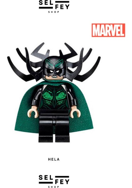 Lego Model Hela Özel Mini Figür Anahtarlık