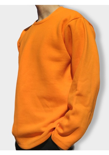 Erkek Turuncu Sweatshirt