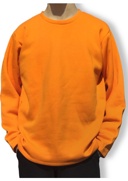 Erkek Turuncu Sweatshirt modelleri