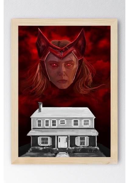 Wandavision Çerçeveli Tablo - Marvel Dizi Posteri Tablo