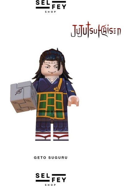Lego Model Geto Suguru Özel Mini Figür Anahtarlık