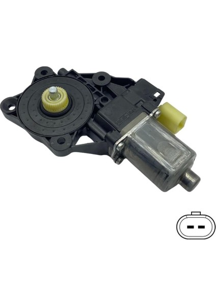 12V Cam Kaldırma Motoru (Sürgülü Otomatik Kapı-Kayar Basamak) (Fpg Motor) (L) Unıversal