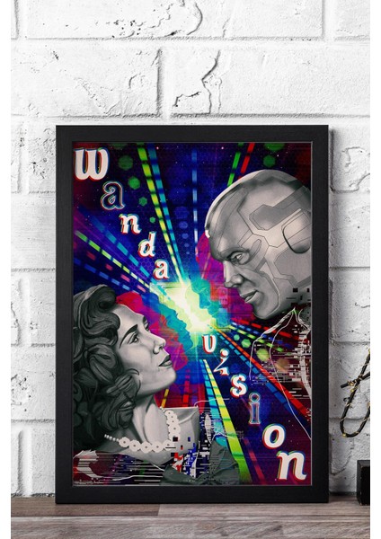 Wandavision Çerçeveli Tablo - Marvel Dizi Posteri Tablo