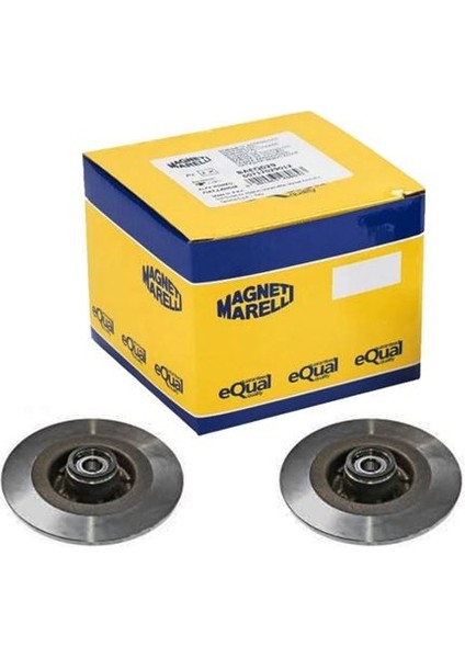 MM-360704011800 - Fren Dıskı Arka Megane Iı Sw 03>09 Scenıc Iı 03> Somunlu ve Toz Kapaklı Rulmanlı Duz 270MM