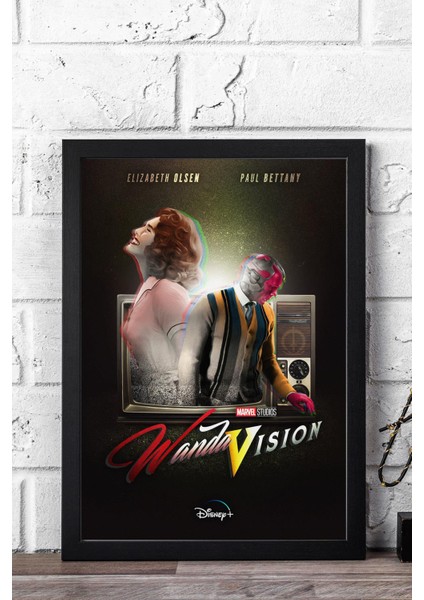 Wandavision Çerçeveli Tablo - Marvel Dizi Posteri Tablo